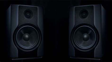 set   black  audio speakers stock footage sbv  storyblocks