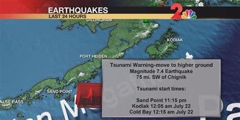 Tsunami Warnings In Alaska Canceled After State Hit With 7