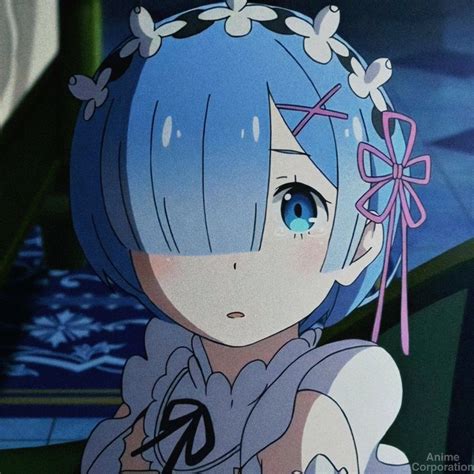 rem icon pin     anime estetico perfil anime
