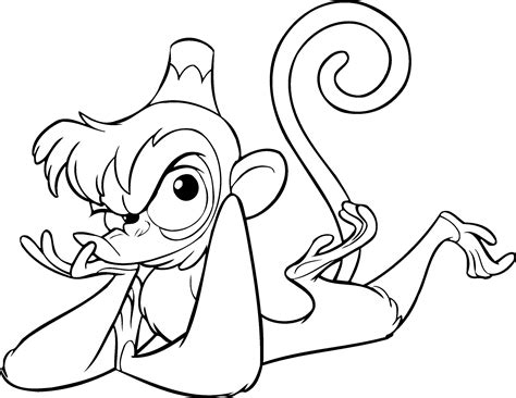 funny monkey coloring pages  getdrawings
