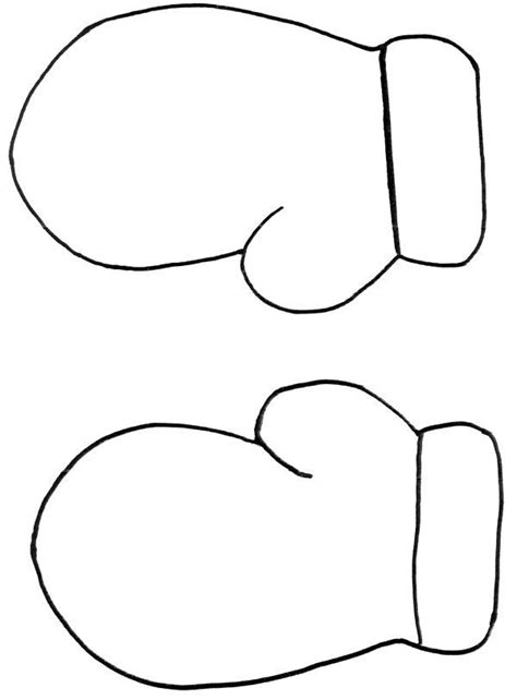 mittens coloring page clip art library