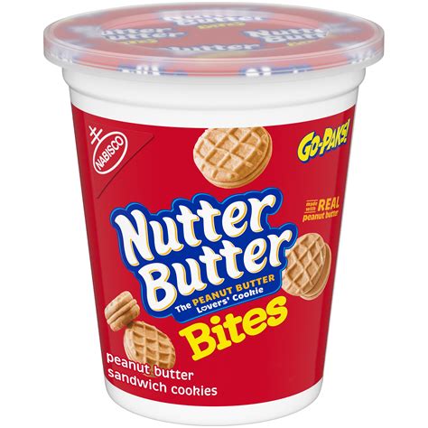 Nutter Butter Bites Peanut Butter Sandwich Cookies 3 5 Oz Go Pak