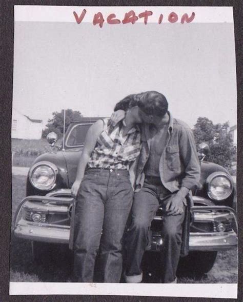 lovely photos that capture sweet kisses from the past ~ vintage