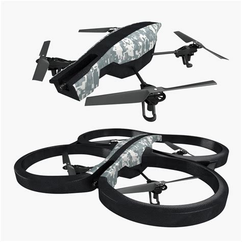 parrot ar drone  model  fbx max freed