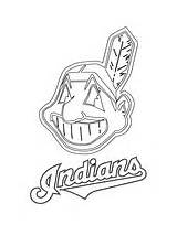 Coloring Logo Mlb Pages Pirates Pittsburgh Indians Clevelend Supercoloring sketch template