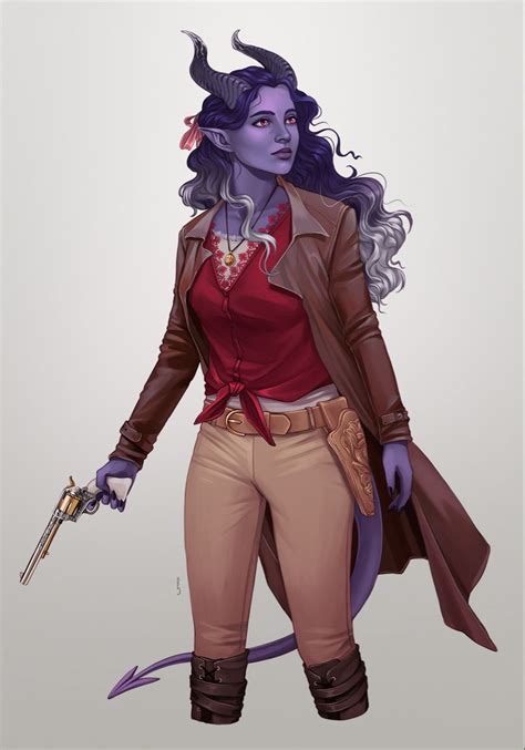 pin by isabela valencia on purple in 2021 tiefling female character
