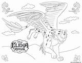 Coloring Elena Avalor Pages Jaquin Princess Disney Printable Migs Comments Sketchite Color sketch template
