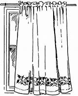 Curtain Clipart Coloring Clip Window Shower Pages Cliparts Etc Library Gif Tiff Resolution Usf Edu Small Medium Original Large Covering sketch template