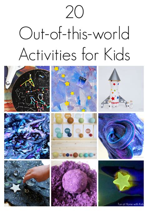 outer space themed activities  kids