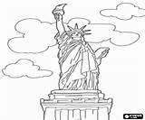 Statua Vrijheidsbeeld Turistico Kleurplaat Amerika Libertà Kleurplaten Monumenten Bezienswaardigheden Luoghi Monumenti Kleurplaatkleurplaten sketch template