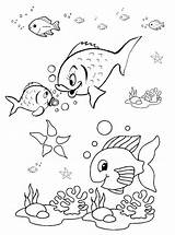 Coloring Preschool Fish Pages Kindergarten Animals Sheets Printable Animal Preschoolcrafts Choose Board sketch template