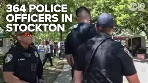 stockton police dept short   police officers  crime rates