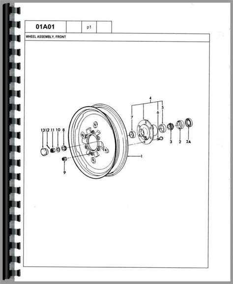 ford  industrial tractor parts manual