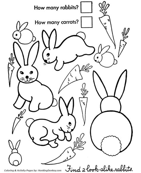 easter bunny coloring pages count  easter bunnies   bunny