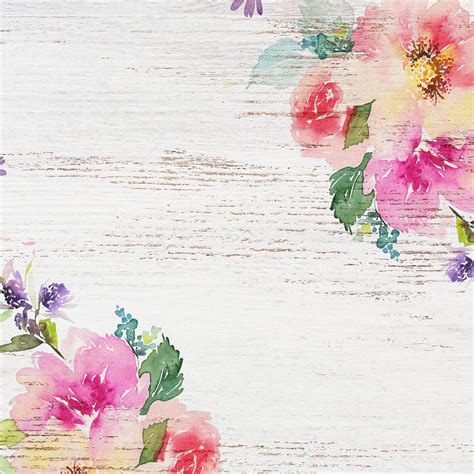 delightful distressed floral digital paper  pretty