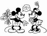 Coloring Pages Disney Valentines Mickey Minnie Mouse Kingdom Magic Florida Valentine Bestcoloringpagesforkids Classic Color Kids Popular Library Clipart Walt Old sketch template