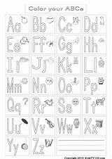 Coloring Pages Kidstv123 Abc Alphabet Kids Toddler Upper English Worksheets Kindergarten sketch template