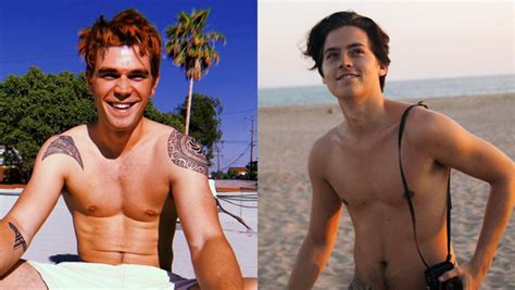 Kj Apa And Cole Sprouse Shirtless ‘riverdale’ Hunks Look