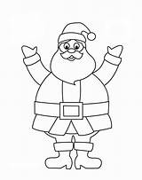 Father Christmas Coloring Drawing Noel Dibujo Papa Colorear Para Paintingvalley Educima sketch template