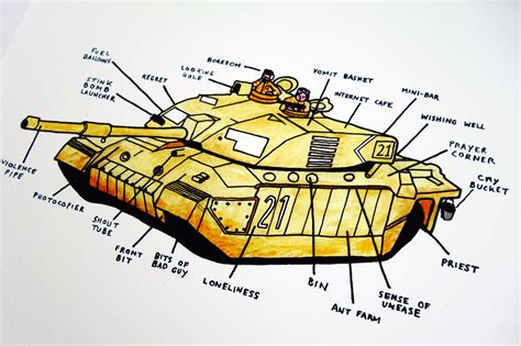 tank diagram limited edition giclee print spelling mistakes cost lives