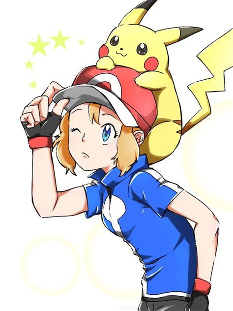 Serena And Pikachu Amourshipping