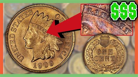 rare valuable pennies worth money indian head penny  youtube