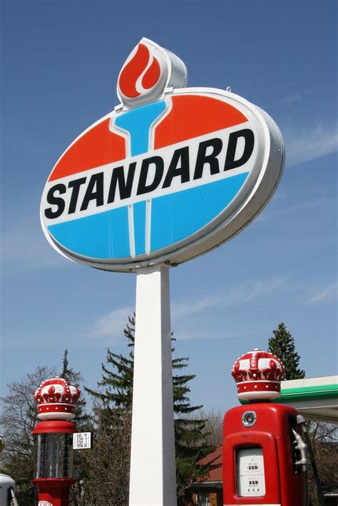 standard gas station sign standard gas station sign  dur flickr