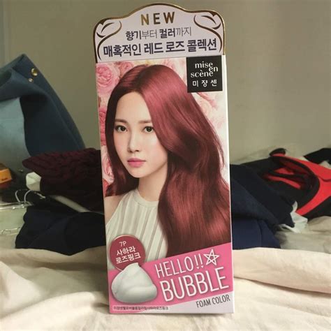 review  bubble hair dye korean beauty amino