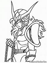 Mewarnai Seiya Shun Andromeda Shiryu Pegasus Caballeros Hitam Cygnus Hyoga Koleksi Lembar Warnai sketch template