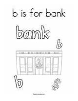 Bank Coloring Banks Designlooter sketch template