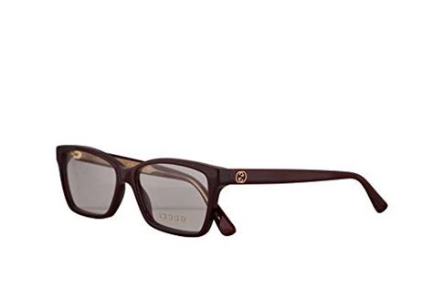 Gucci Gg0312o Eyeglasses 52 14 140 Burgundy W Demo Clear Lens