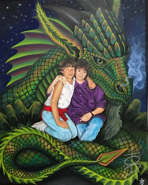 dragon family portrait
