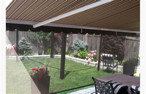 awning  retractable front valance rolltec retractable awnings toronto ontario canada
