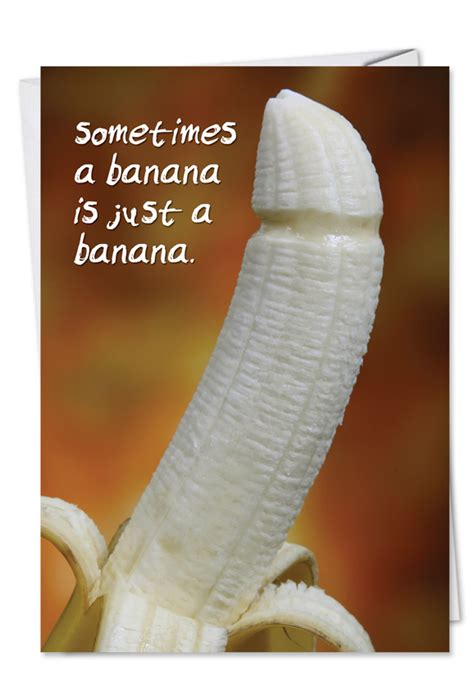 Banana Is Banana Unique Nasty Card