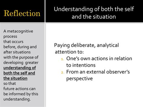 reflection  medical education powerpoint