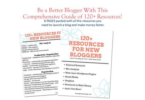 resource guide   bloggers