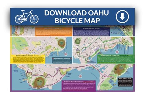 oahu bike routes island maps rides