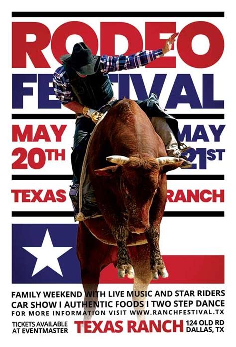 check   western rodeo event  flyer template   https