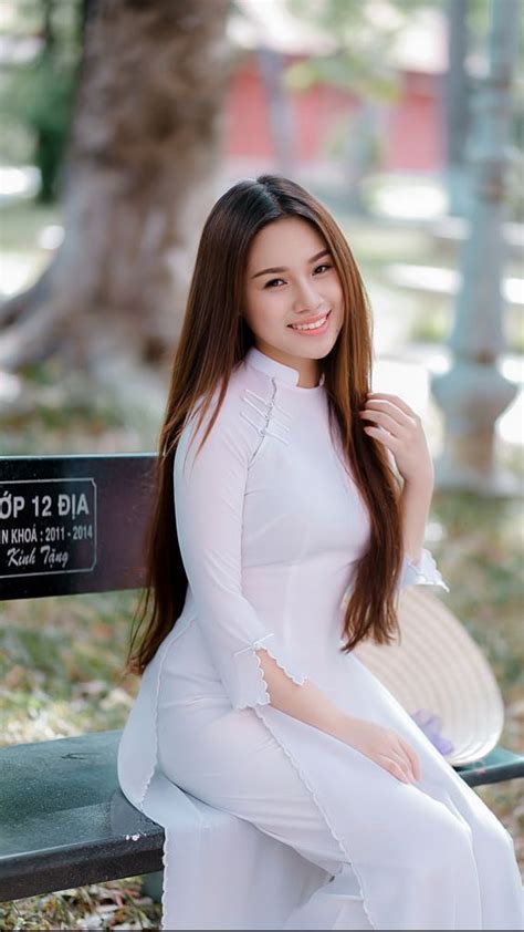 Coolvietnamlove Beautiful Viêtnamese Girl In All Ao Dai