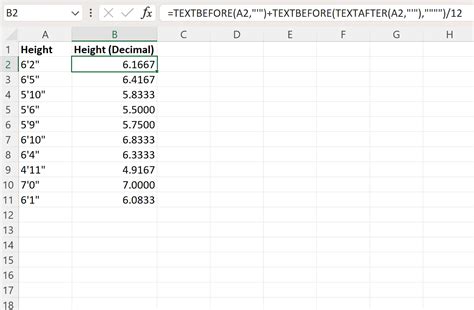 Best Way To Excel Convert Feet And Inches To Decimal