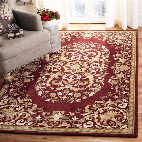 safavieh heritage collection hgc handcrafted traditional oriental red wool area rug