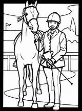 Rein Equitation Coloriages Dover Crafter Hanselman Ges Hana sketch template