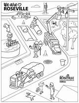 Coloring Neighborhood Roseville Community Educational Resources Sheet sketch template