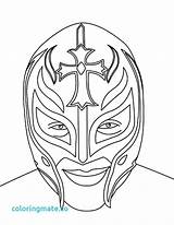 Mysterio Rey Wwe Coloring Pages Wrestling Mask Drawing Face Belt Printable Wrestler Print Sketch Championship Color Kalisto Drawings Ray Sheets sketch template