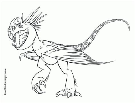 stormfly  deadly nadder httyd  dragon coloring page dragon