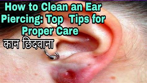clean  ear piercing tips  proper carefacts