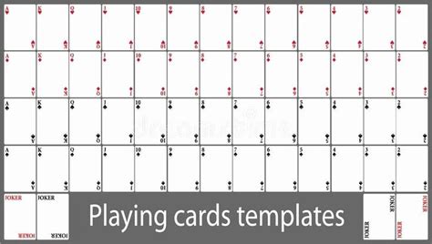 blank playing card template inspirational playing cards template