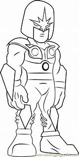 Nova Coloring Pages Squad Hero Super Show Coloringpages101 Online sketch template