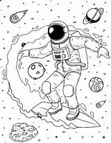 Astronauta Astronaute Astronaut Coloriages Foguete Astronautas Fusée sketch template
