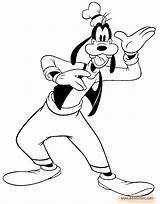 Goofy Coloring Pages Disney Max Clipart Goof Waving Disneyclips Clipartmag Template Funstuff sketch template